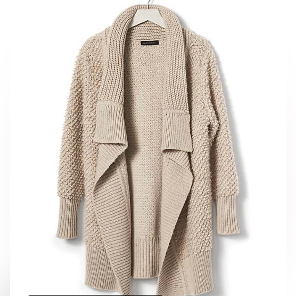Banana Republic Italian yarn open cardigan Size M